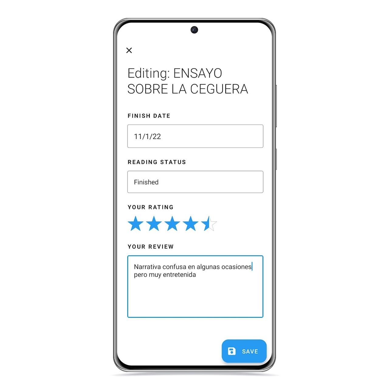 Reseña Moon hábitos de lectura