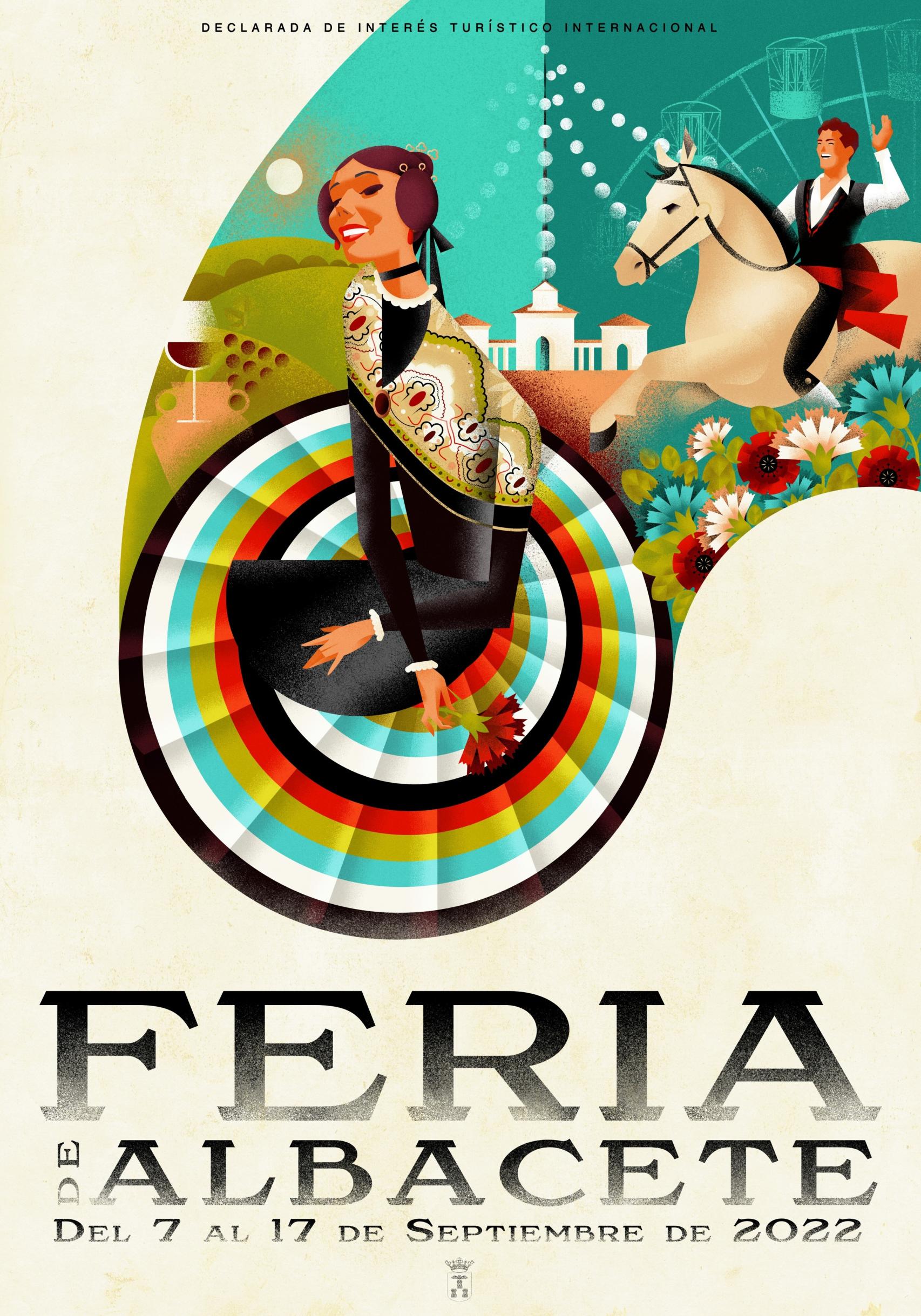 Cartel de la Feria de Albacete 2022. Foto: Ayuntamiento de Albacete