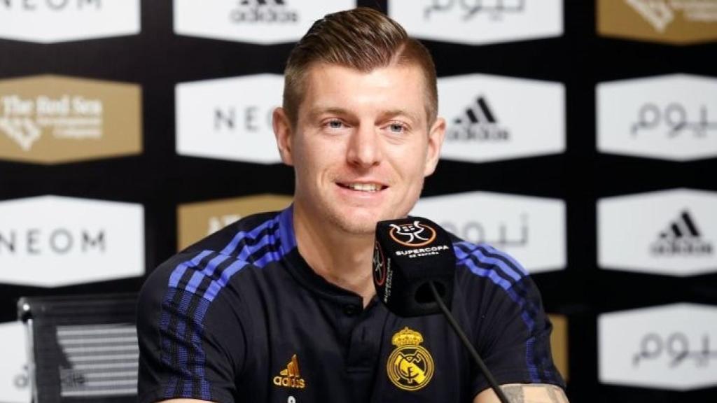 Toni Kroos, en rueda de prensa.