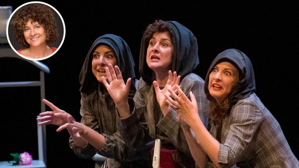 Collage con imágenes de la compañía Las niñas de Cádiz.