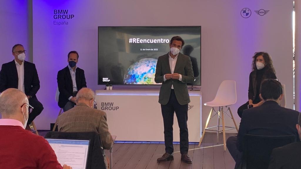 Manuel Terroba (CEO) y los directores de BMW y Mini, Alberto Copado y Carlos Martínez.