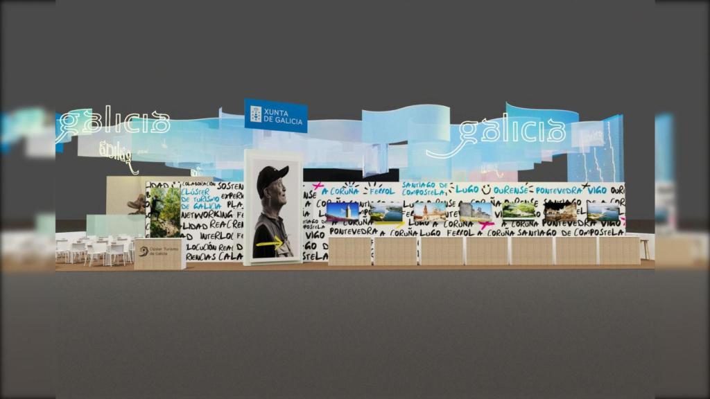 Stand de Galicia para Fitur 2022.