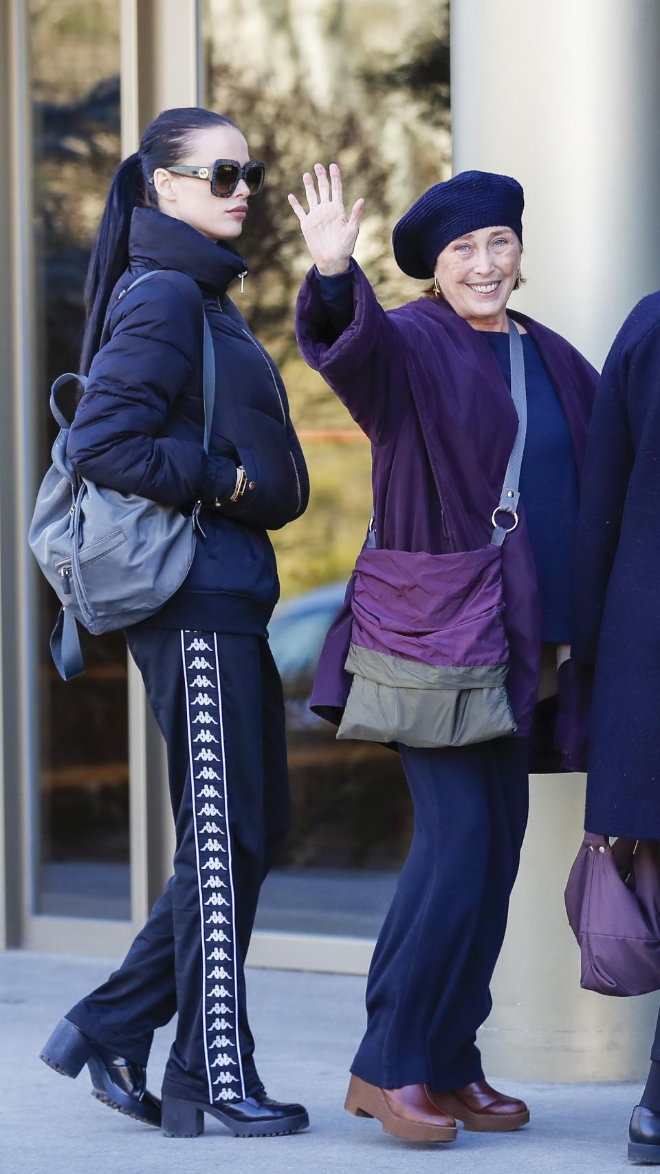 Verónica Forqué junto a su hija, María, en una imagen de archivo fechada en 2018.