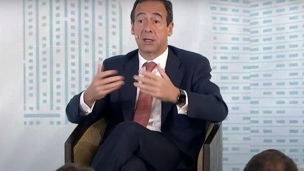 El consejero delegado de CaixaBank, Gonzalo Gortázar, en el SID 2022.