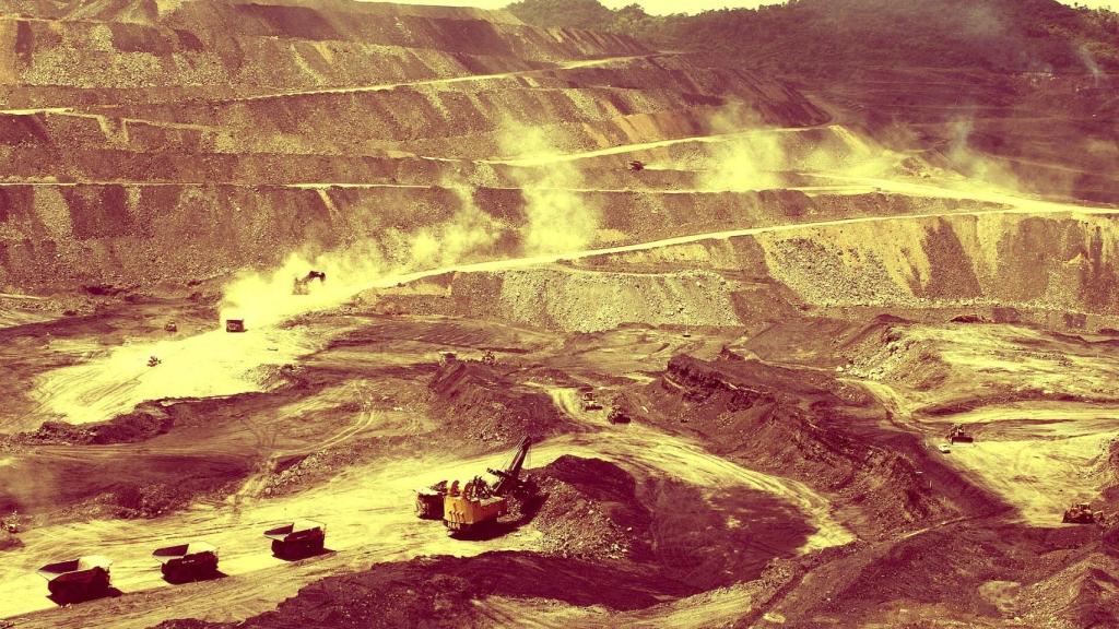 Una instalación minera en imagen de archivo.