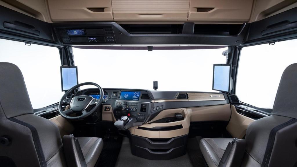 Así es el sistema instalado en un camión.