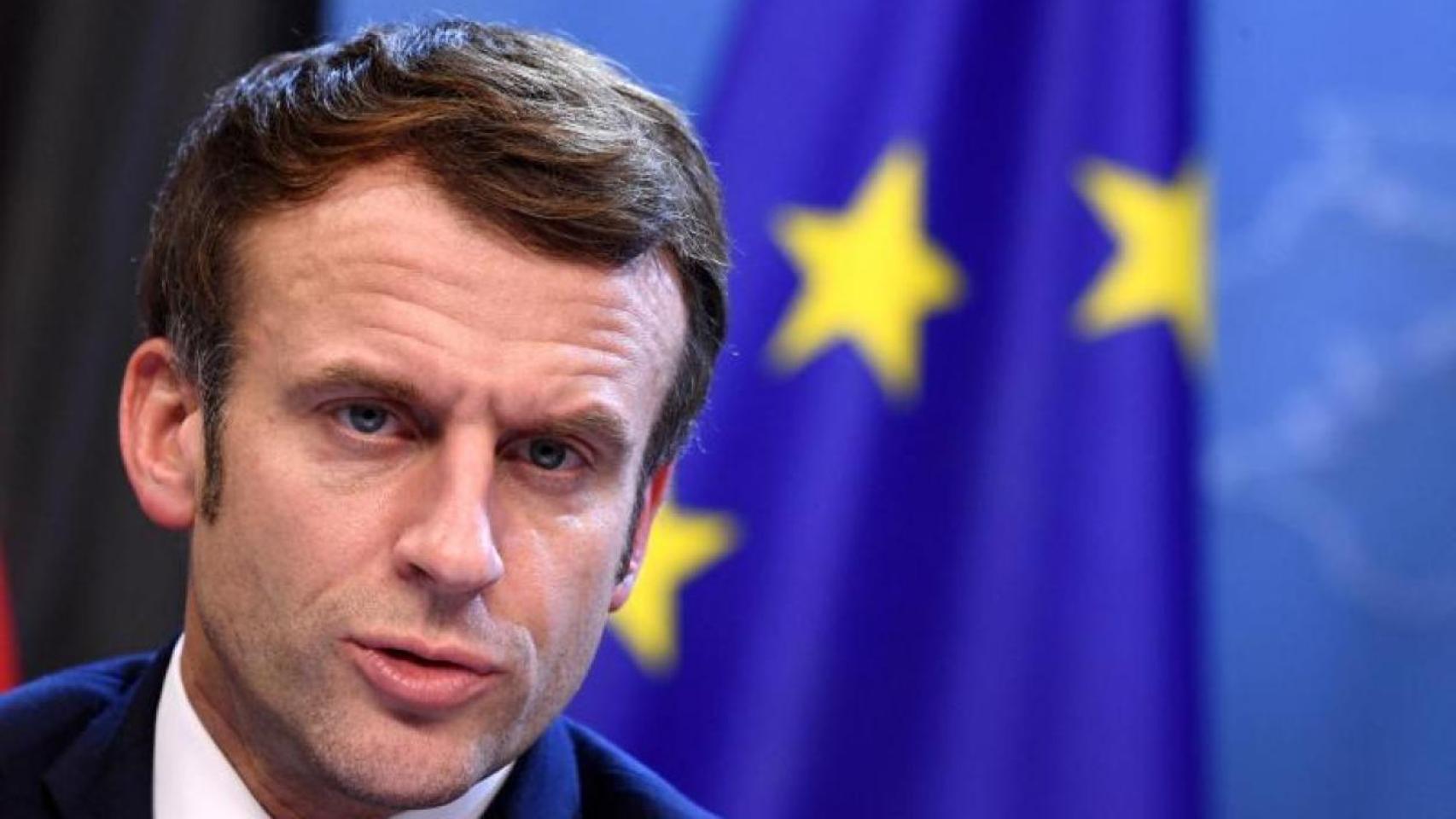 Emmanuel Macron, presidente francés.