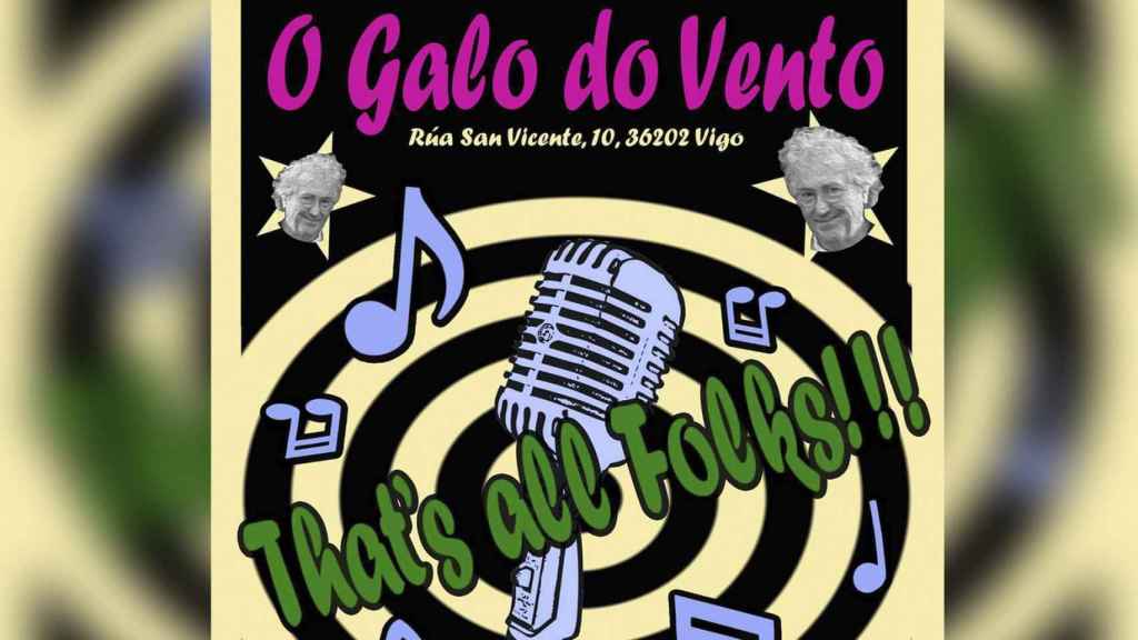 Cartel de despedida de O Galo do Vento.