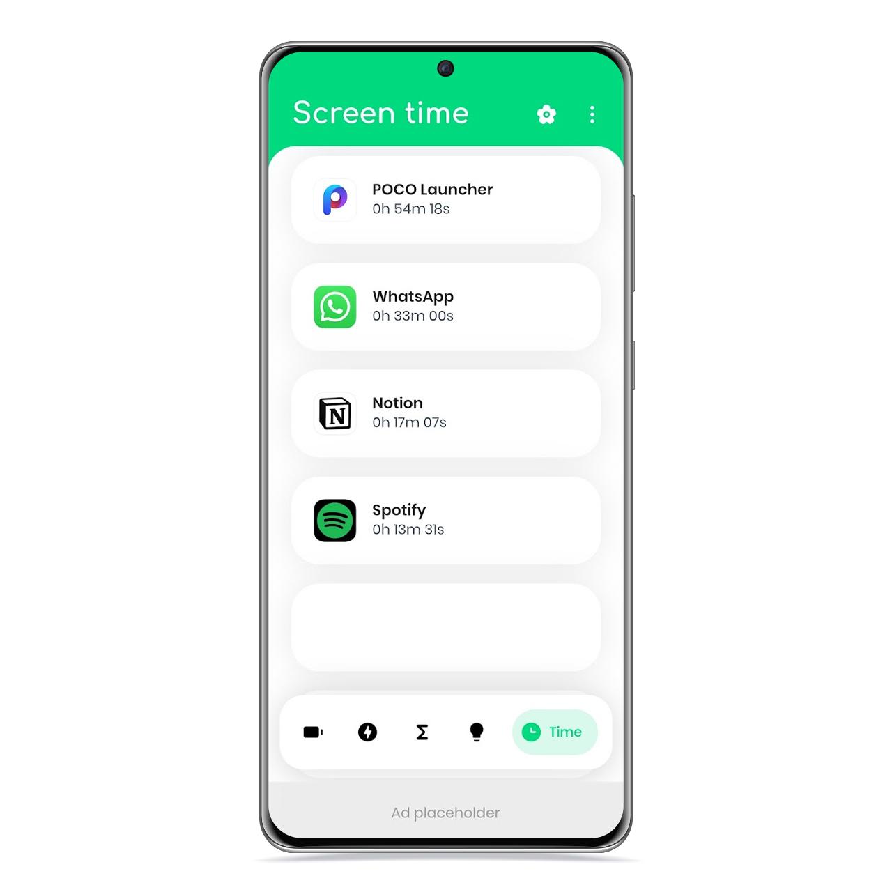 Electron tiempo de pantalla