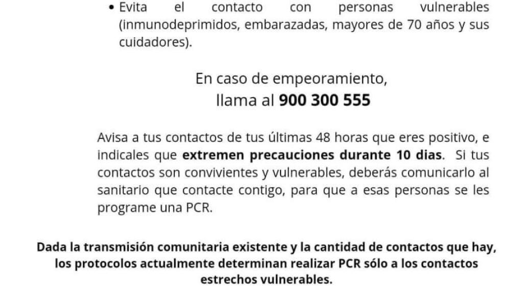 Comunicación del Departamento de Sagunto.