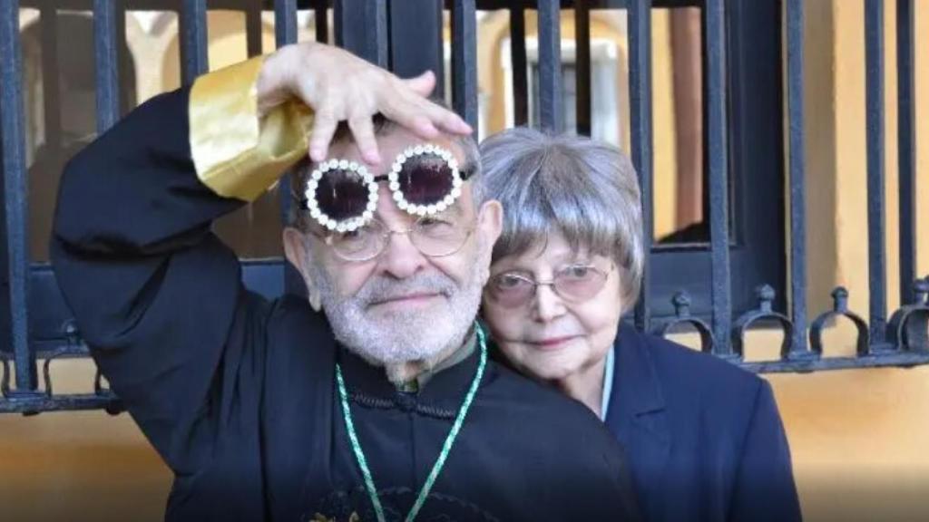 Fernando Arrabal y su mujer Luce Moreau.