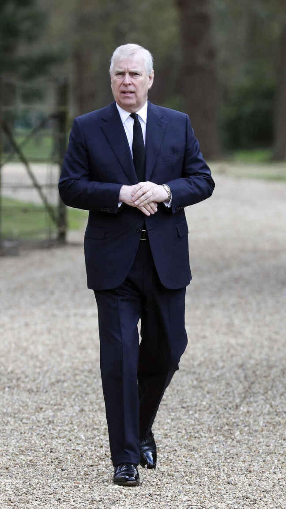 El príncipe Andrés en una imagen de archivo.