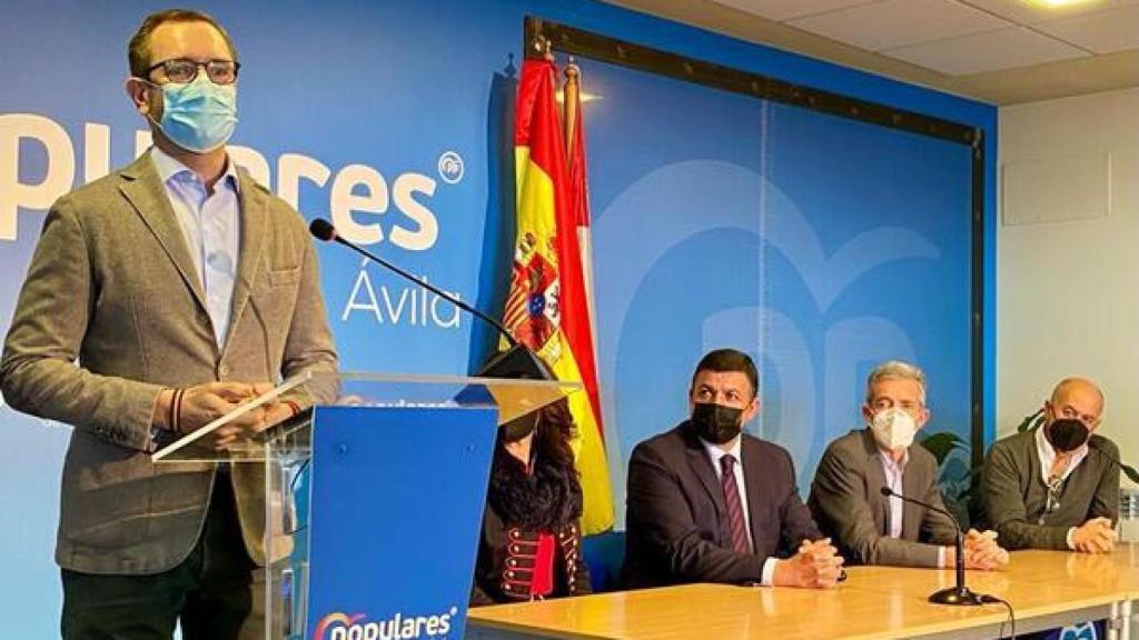 Maroto en la visita a Ávila / ICAL