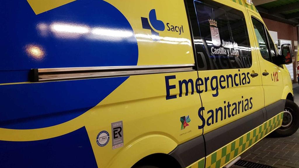 Una ambulancia de Sacyl