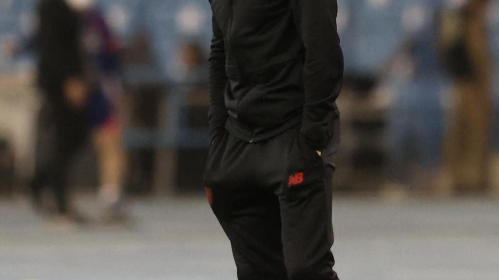 Marcelino García Toral, en un partido del Athletic Club de la temporada 2021/2022