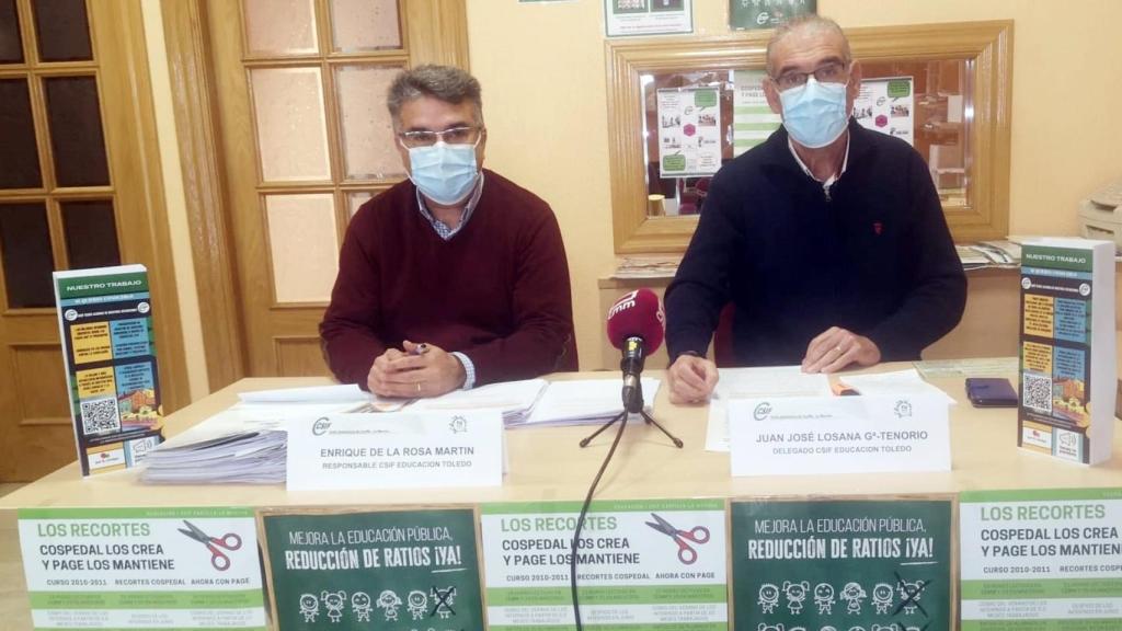 Enrique de la Rosa y Juan José Losana.