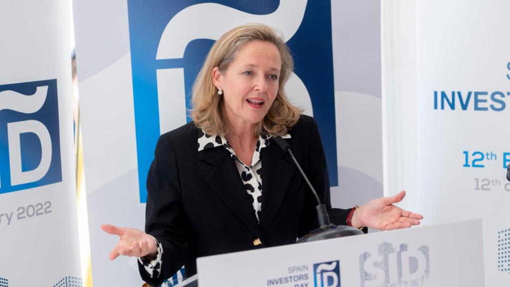 La vicepresidenta del Gobierno, Nadia Calviño, en el Spain Investors Day 2022.