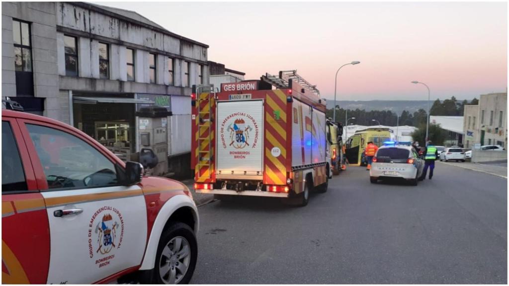 El accidente en la Rúa das Hedras.