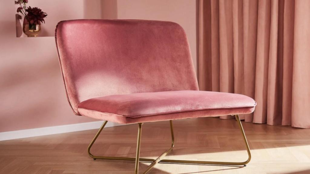 Sillón de terciopelo