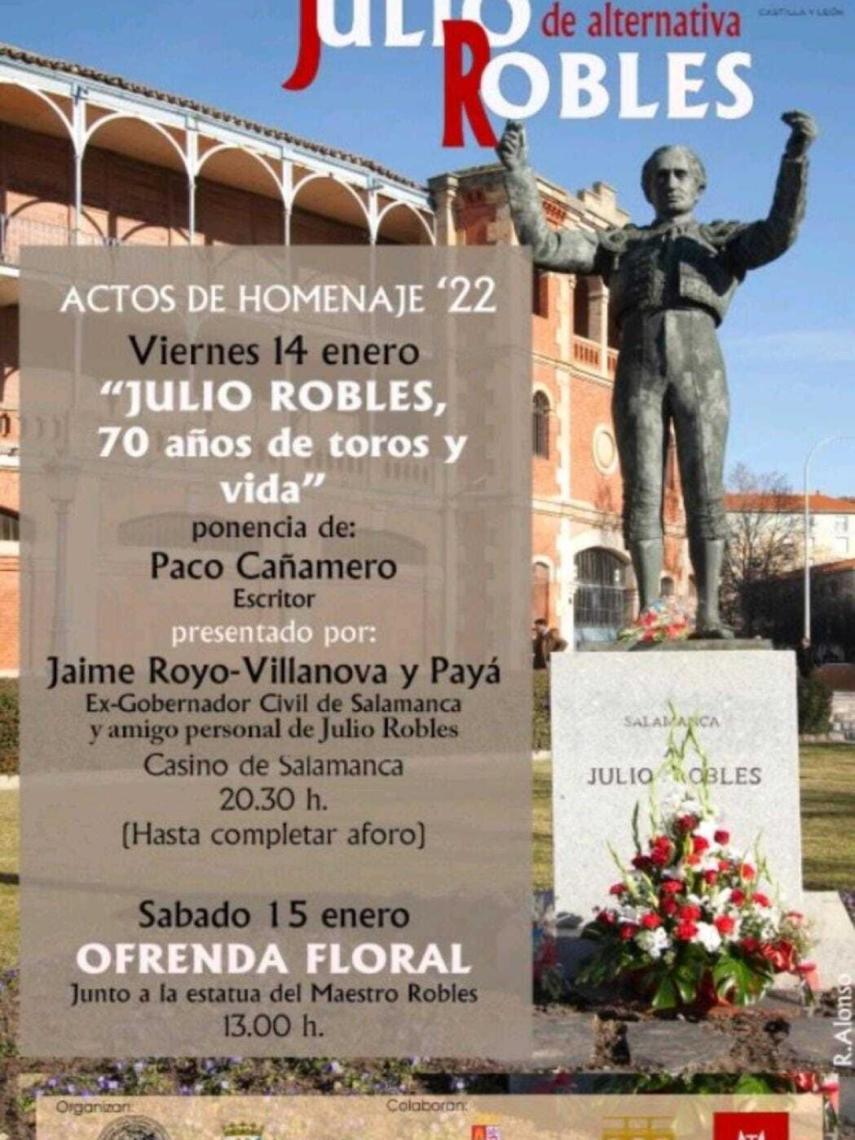 Acto en recuerdo de Julio Robles