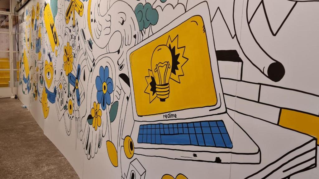 Mural de la realme Store