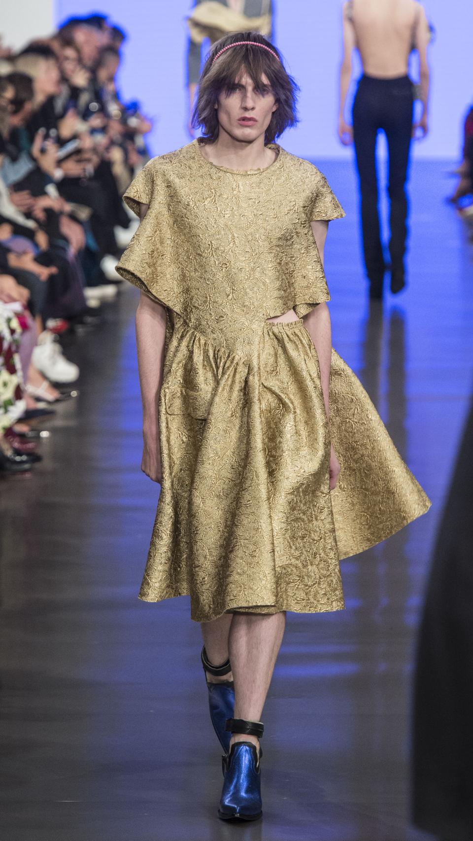 Un desfile del diseñador John Galliano en septiembre de 2018.