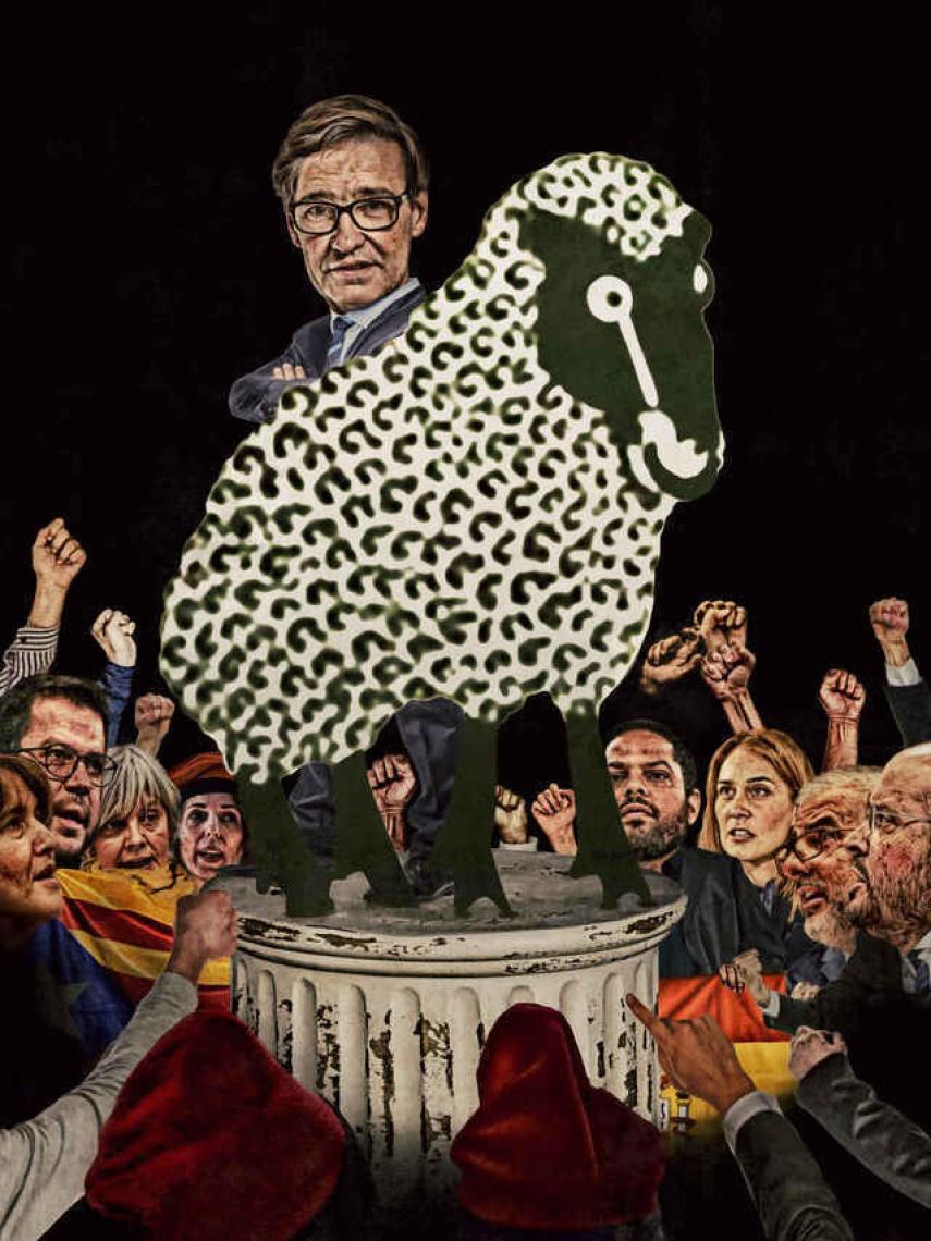 Ilustración de la Carta del Director El Be Negre vuelve a Cataluña, del 7 de febrero de 2021.