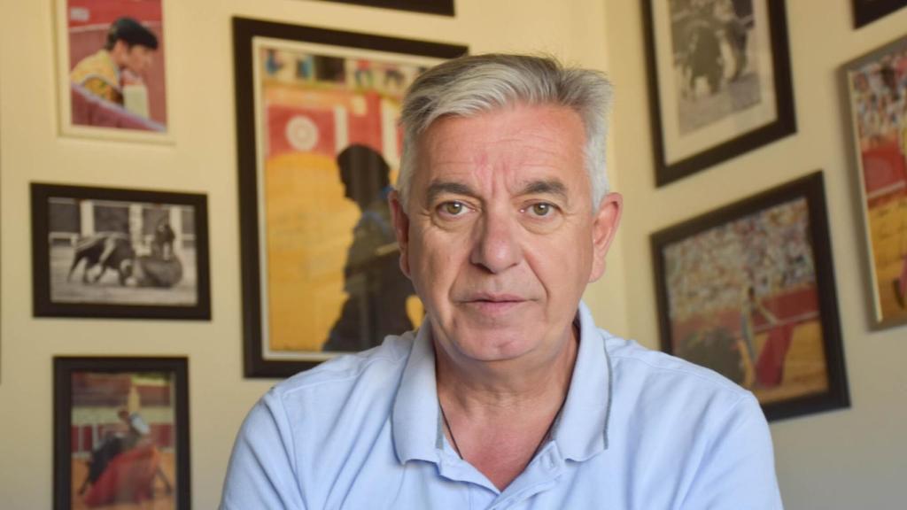 El coronel de la Guardia Civil Manuel Sánchez Corbí, durante la entrevista de EL ESPAÑOL