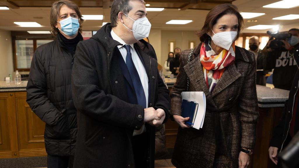 Reyes Maroto en su visita a Soria / ICAL