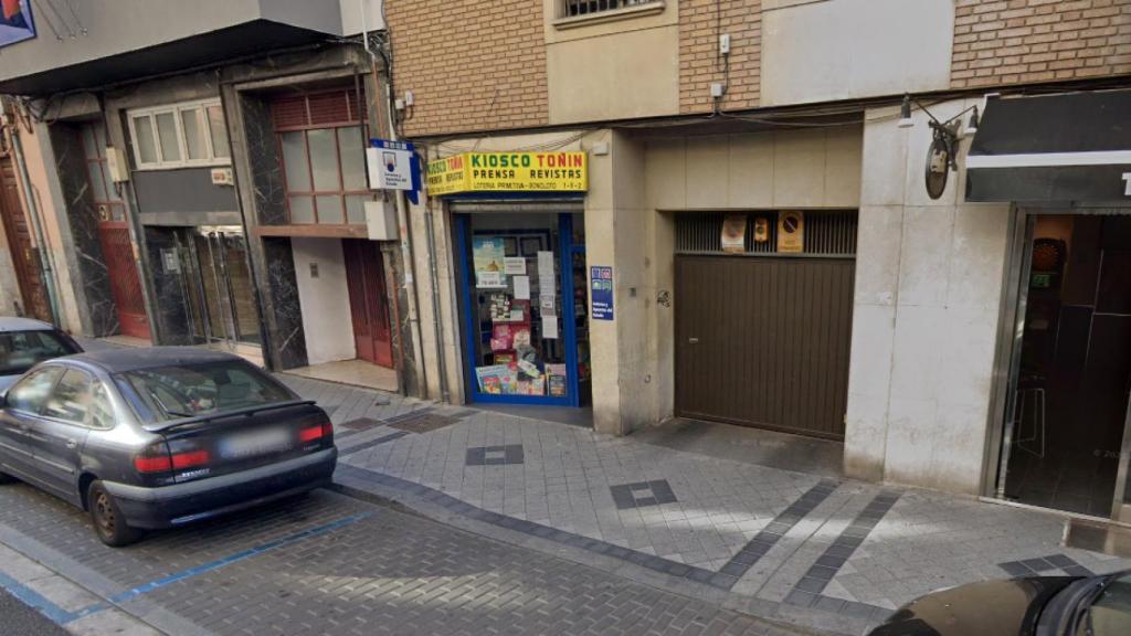 Administración en la calle San Blas en Valladolid