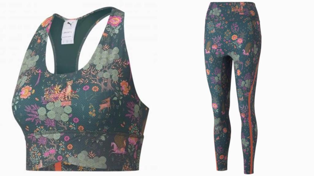 El conjunto es de la firma Puma.