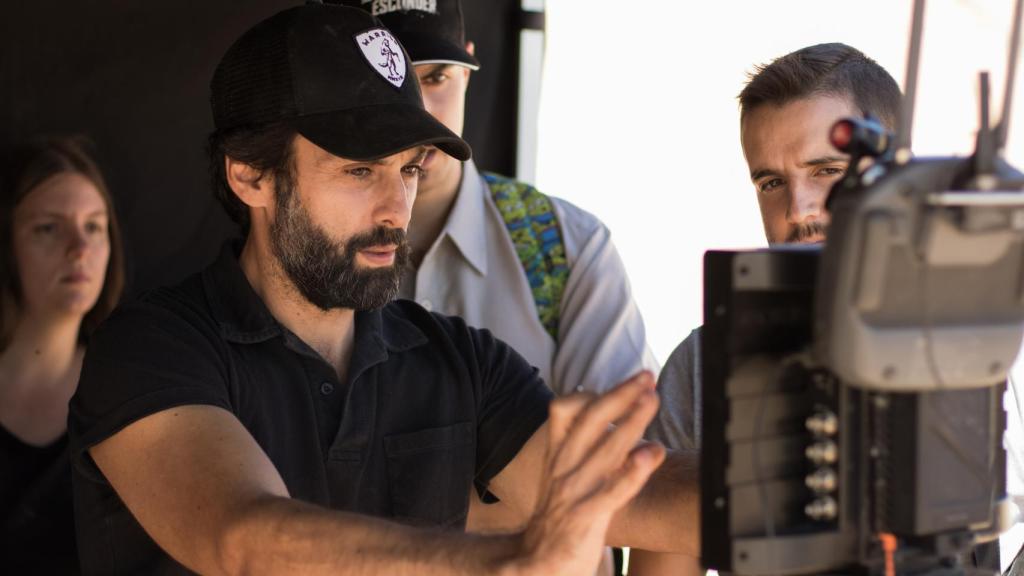 Carlo D'Ursi durante el rodaje de 'Yalla'.