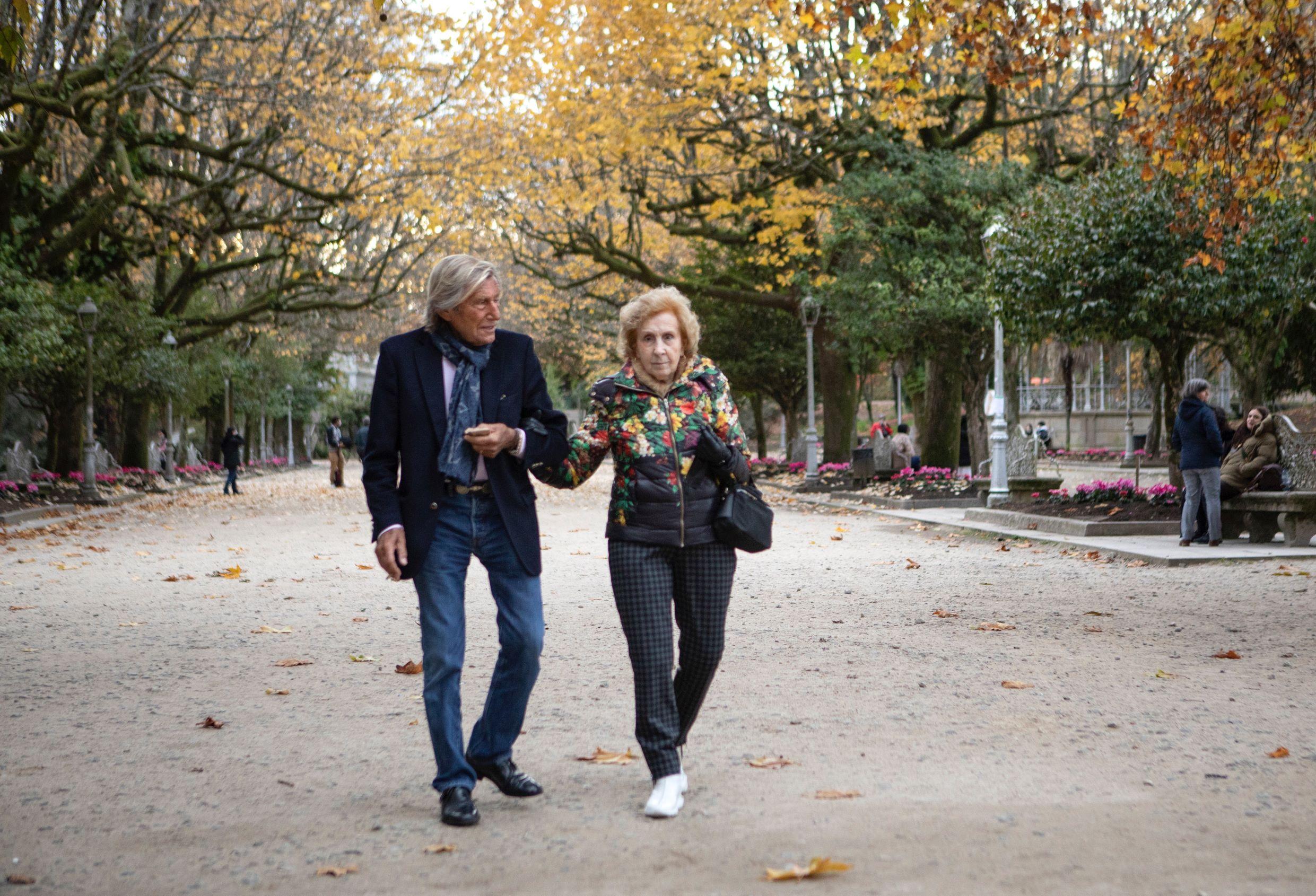 Andrés, The Spanish King y Beatriz, madre de Chema(Imagen: Chema Ríos)