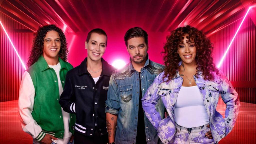 Cuatro de los participantes de 'La Voz Holanda' 2022.