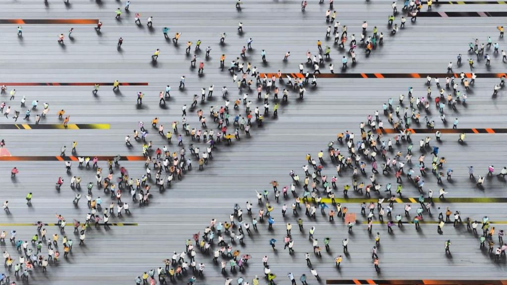 'Lo esperable', de Juan Genovés .