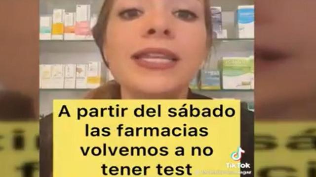 La farmacéutica de Palencia en Tiktok