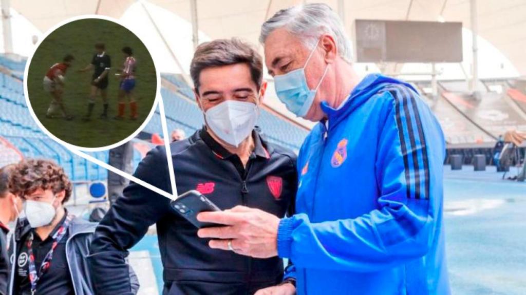 Ancelotti y Marcelino, una amistad de piel