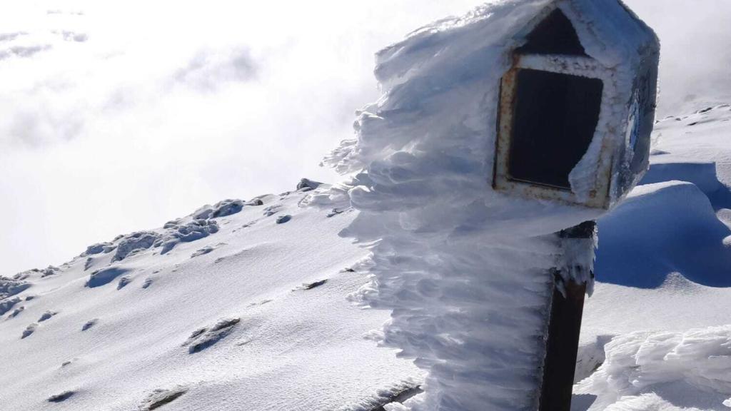 Fotos de la primera nevada de El Torrecilla, en Tolox.