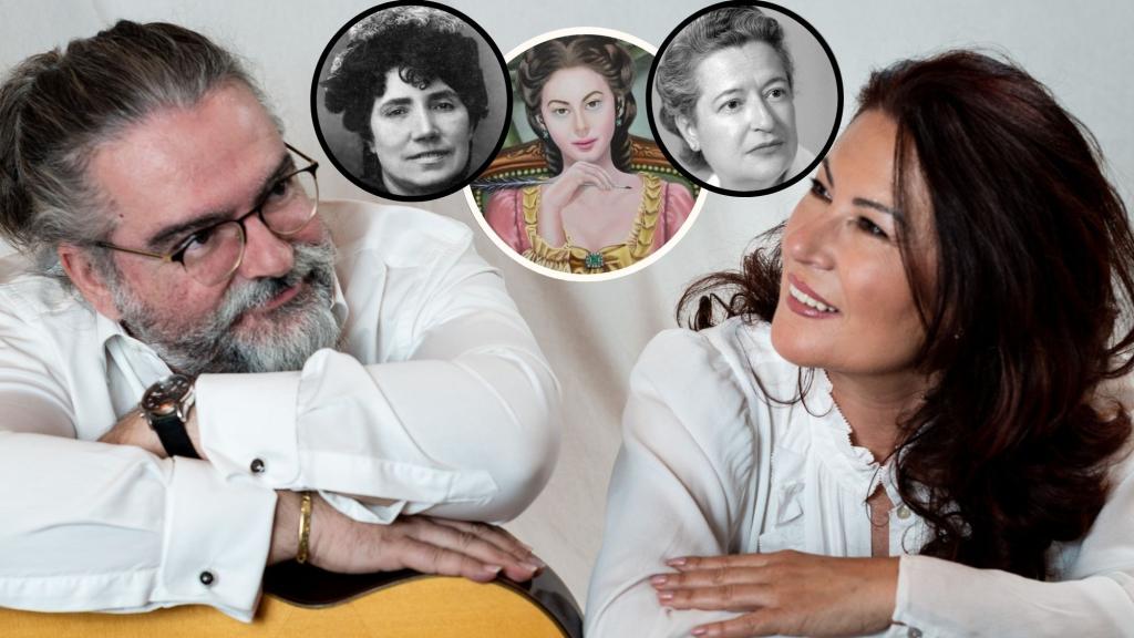 La cantaora Antonia Contrertas y el guitarrista Juan Ramón Caro, en una foto reciente.