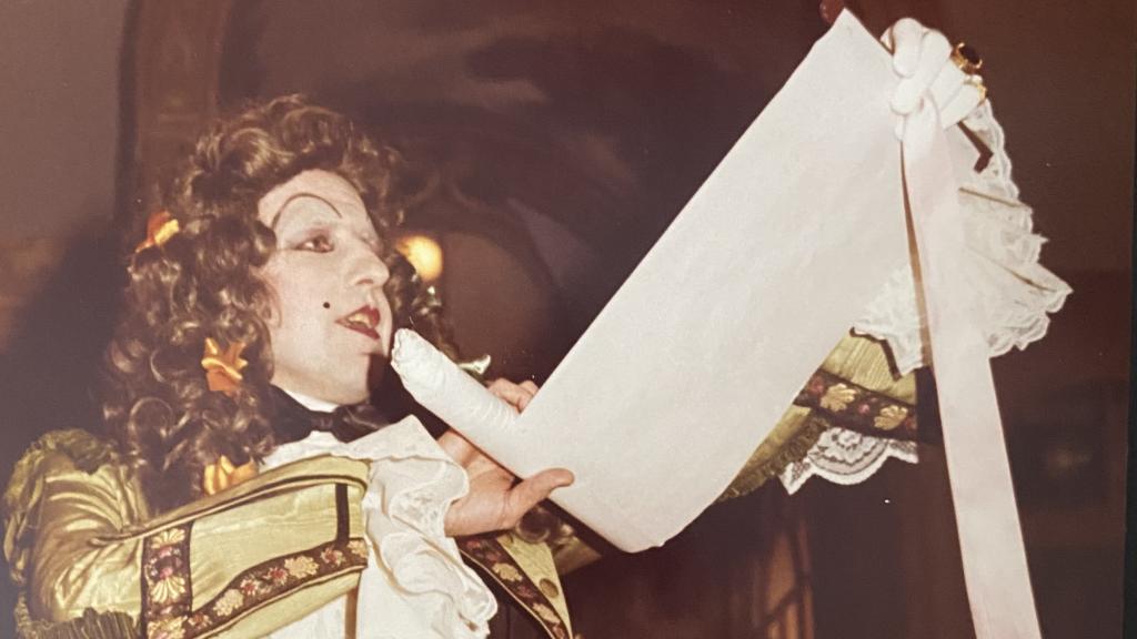 José María Pou interpretando a Tritontin (Trissotin en el original). Foto: C. M. Collado