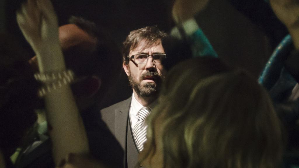 Israel Elejalde como Alcestes en 'El misántropo' de Kamikaze. Foto: Eduardo Moreno