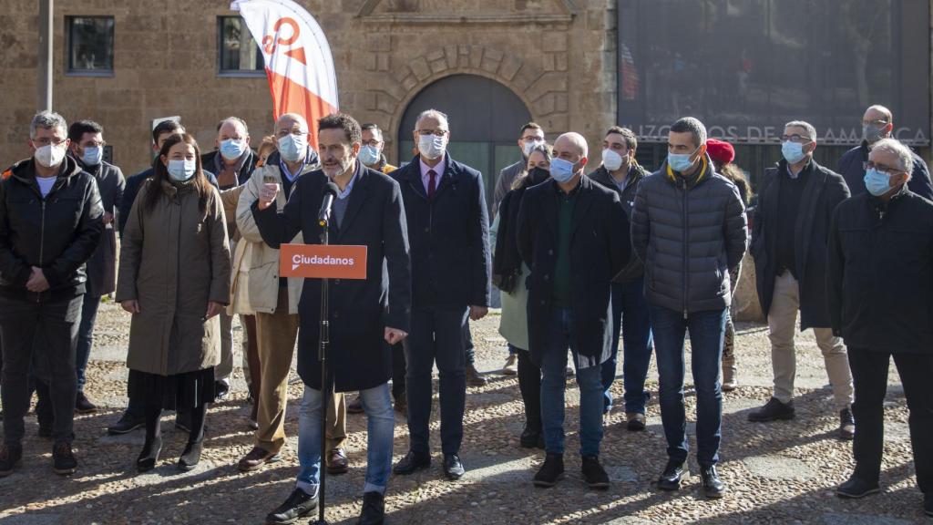 Francisco Igea y Edmundo Bal frente a los Juzgados de Salamanca