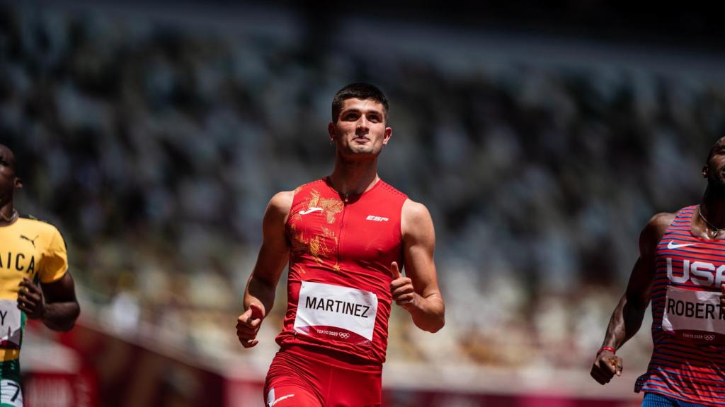 Asier Martínez, en los Juegos Olímpicos de Tokio 2020.