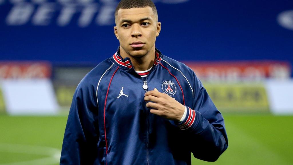 Kylian Mbappé, en un partido del PSG de la temporada 2021/2022
