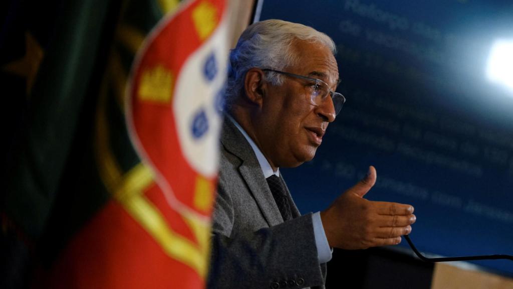 Antonio Costa en una rueda de prensa.