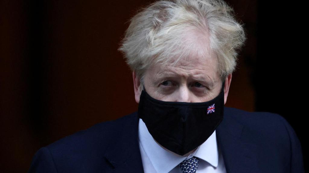 Boris Johnson en Downing Street.