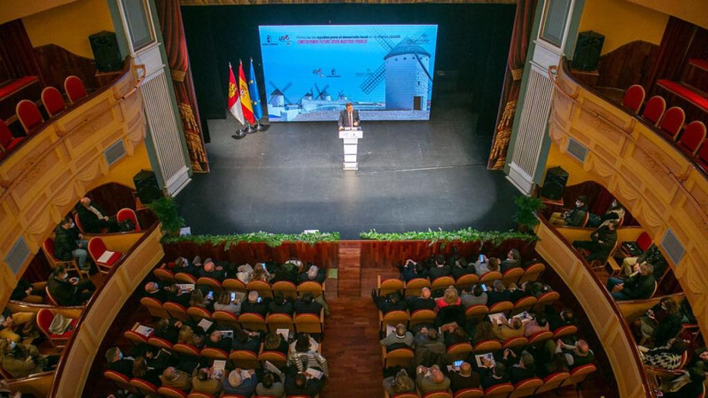 Un momento de la intervención de García-Page.