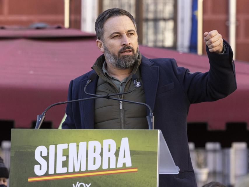 Santiago Abascal en el acto celebrado en Valladolid el pasado sábado