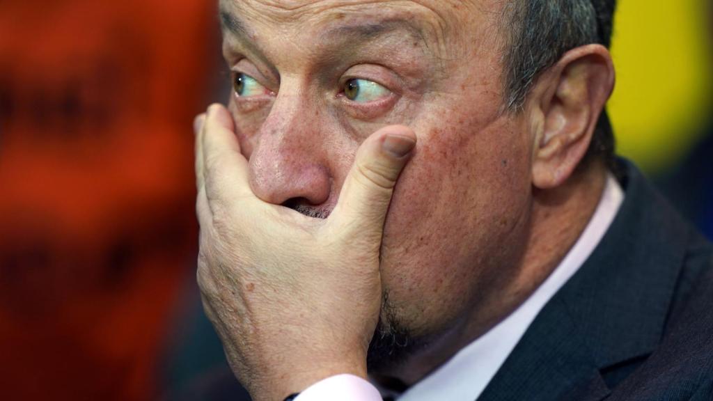 Rafa Benítez, en sus últimos días como entrenador del Everton.