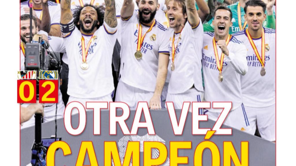 La portada del diario AS (17/01/2022)